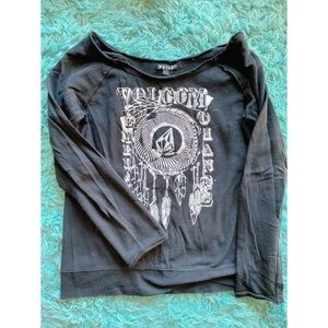 Black Volcum Long Sleeve Sweater